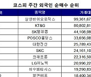 코스피 주간 외국인 순매수 1위 '삼성바이오로직스'