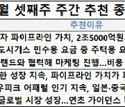 [주간 추천주] 실적 기대…종근당·가스공사·감성코퍼레이션