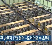 공공도서관 방문자 17% 늘어…도서대출 수 소폭↓