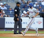 Rangers Yankees Baseball