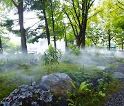 영등포구 당산공원 산소발생 ‘이끼정원’ 조성 탄소중립 실천