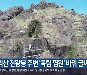 [여기는 진주] 지리산 천왕봉 주변 ‘독립 염원’ 바위 글씨 발견 외