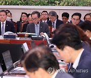 외통위 전체회의 참석한 김영호 통일부 장관과 조태열 외교부 장관