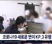 코로나19 새로운 변이 KP.3  유행