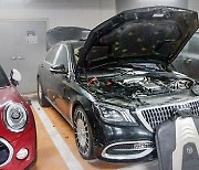 ‘전기차 화재’ 청라 아파트 앞단지서 또 벤츠車 불길