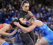 CORRECTION Paris Olympics Wrestling