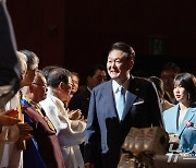 제79주년 광복절 경축식 입장하는 윤석열 대통령