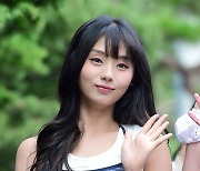 [포토] 유니스 진현주, '깜찍 손인사~'