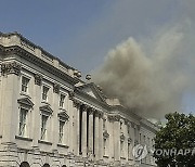 Britain Somerset House Fire