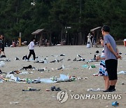 해수욕장 폐장일에 마구 버린 양심