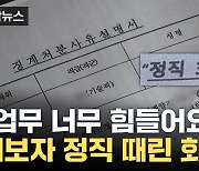 [자막뉴스] "업무 너무 힘들어요"... 제보자 정직 때린 회사