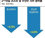 투자매력 떨어졌나… 보통주보다 무거워진 우선주