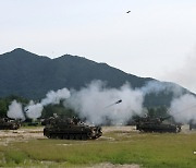 K9A1 자주포 '일제사격'