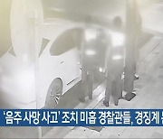 ‘음주 사망 사고’ 조치 미흡 경찰관들, 경징계 논란