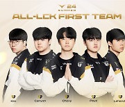 젠지, 주전 5명 퍼스트 팀 등극…‘쵸비’ 정지훈, 2시즌 연속 MVP [LCK]