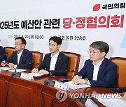 예산안 관련 당·정협의회서 발언하는 최상목 경제부총리