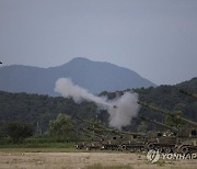 '지구사 대화력전' K9A1 자주포 사격