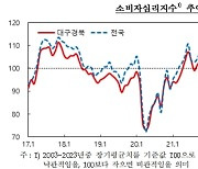 대구·경북 소비자심리지수 3개월 만에 하락…기준치는 상회