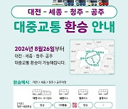 대전~세종~공주~청주, 단일 교통생활권된다