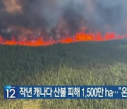 [기후는 말한다] 작년 캐나다 산불 피해 1,500만㏊…“온난화 영향”