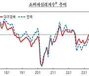 8월 대구경북 소비자심리지수 106.8…16개월째 100 웃돌아