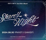 피프티 피프티 'Starry Night' 티저 모션 공개 "새로운 팀의 정체성 담길 것"