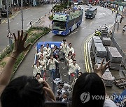 Hong Kong Olympics Parade