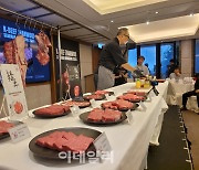 [포토] 전국한우협회, 홍콩 한우 요리 시연