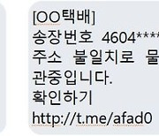 "피싱 미끼문자 조심하세요"…금감원, 소비자경보 '경고'