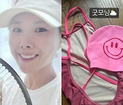 이날 위해 살 뺐나…'11kg 감량' 신봉선, 의미심장한 바디수트 사진