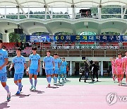 태백서 추계대학축구연맹전