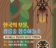 국립수목원, 장수하늘소 인공사육 10주년 기념 특별전