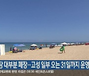 해수욕장 대부분 폐장…고성 일부 오는 31일까지 운영