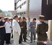 북한 김정은, 지방공업공장 건설장 시찰