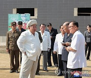 북한 김정은, 지방공업공장 건설장 시찰