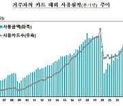 해외카드 사용액 전년비 11.6% 증가…`해외직구·온라인쇼핑` 증가세 지속