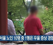 “서울 노인 10명 중 1명은 우울 증상 경험”