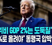 [AI D리포트] "나토 방위비 GDP 2%는 세기의 도둑질" 트럼프 "3%로 올려야" 동맹국 압박