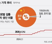 中 반도체소재 수출 통제 1년···공급망 타격에 칩 생산 차질 눈앞