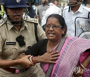 INDIA CRIME PROTEST