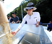 인제군, ‘하늘내린 오대쌀’ 첫 벼베기 시작