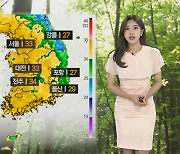 [날씨] 태풍 '산산' 지나면 무더위 주춤…모레까지 강원 영동·남부·제주 비