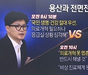 한동훈 “응급 상황 심각”…尹 “비상진료 잘 가동”