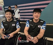 ‘영혼의 파트너’ 김영건-김정길, 탁구 남자복식 16강 가볍게 통과…칠레조 3-0 ‘셧아웃’ [파리2024]