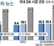 [데이터뉴스]국내 SW 시장 44.4조원 규모로 성장