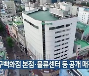 대구백화점 본점·물류센터 등 공개 매각