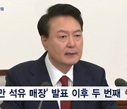 윤석열 대통령 두 번째 국정브리핑…'4+1 개혁' 성과 발표