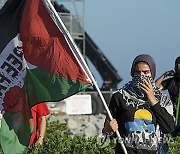 Israel Plaestinian LA Port Protests