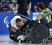 APTOPIX Paris Paralympics Wheelchair Rugby