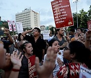 INDIA CRIME PROTEST